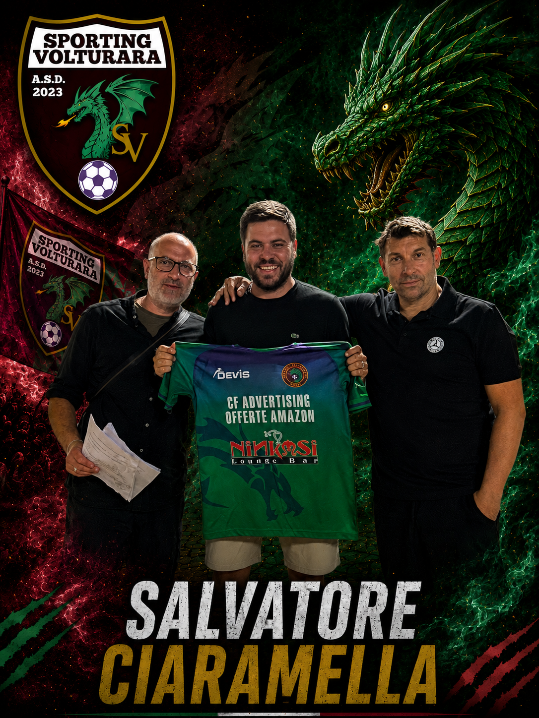 Salvatore Ciaramella, prima riconferma.